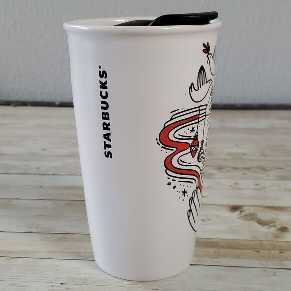 2017 Starbucks Christmas Holiday‎ Travel Tumbler - Picture 3 of 8